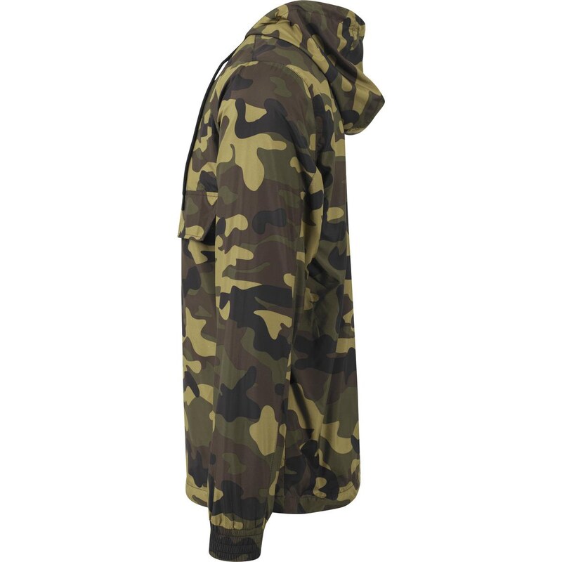 UC Men Camo Pull Over Windbreaker woodcamo