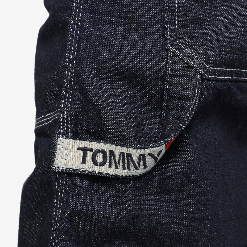 Tommy Hilfiger Tommy Jeans pánské tmavě modré denim kraťasy REY WORKWEAR SHORT WRKDK