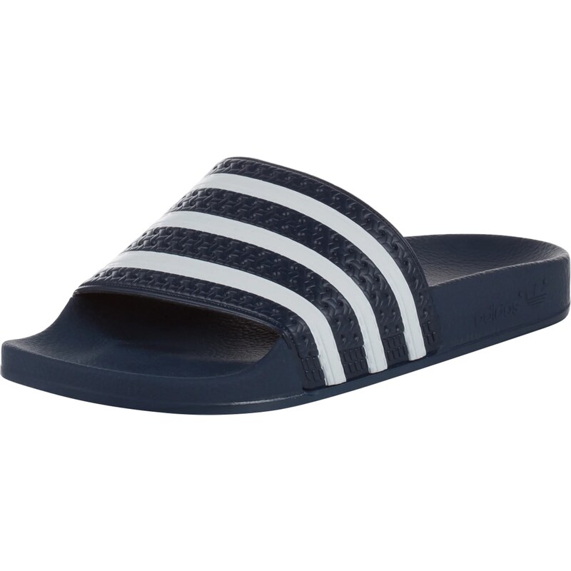 ADIDAS ORIGINALS Pantofle Adilette námořnická modř / bílá