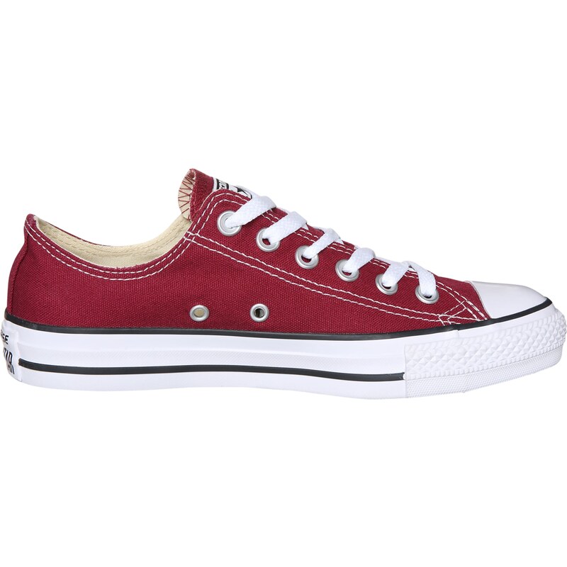 CONVERSE Tenisky 'Chuck Taylor All Star Ox' karmínově červené / bílá