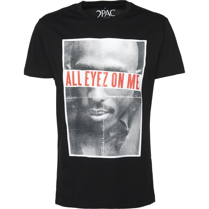 Mister Tee Tričko 2Pac All Eyez On Me černá