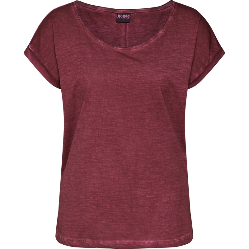 Urban Classics Tričko burgundská červeň