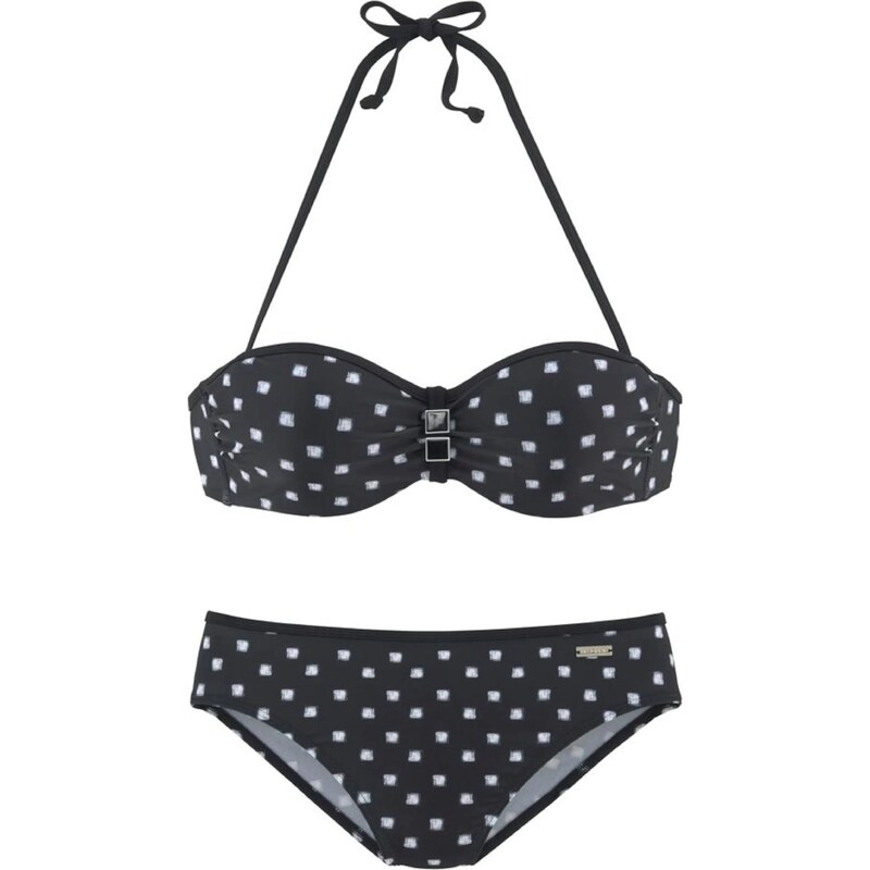 LASCANA Bikiny černá / bílá 98138636