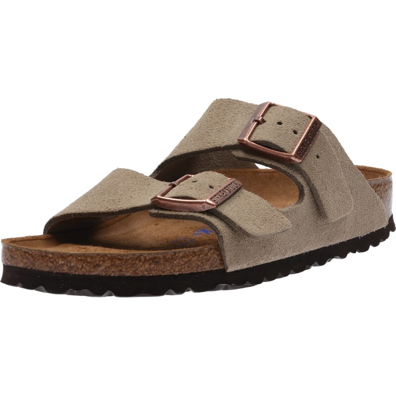 BIRKENSTOCK Sandály 'Arizona' šedobéžová