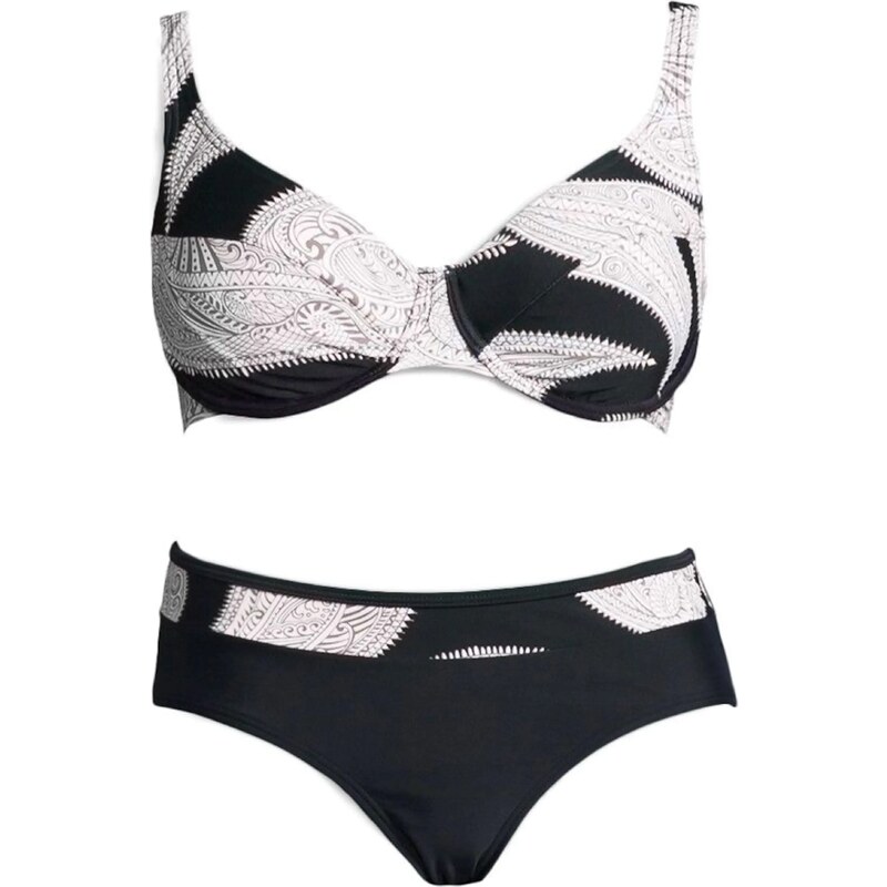 LASCANA Bikiny černá / bílá 95809871