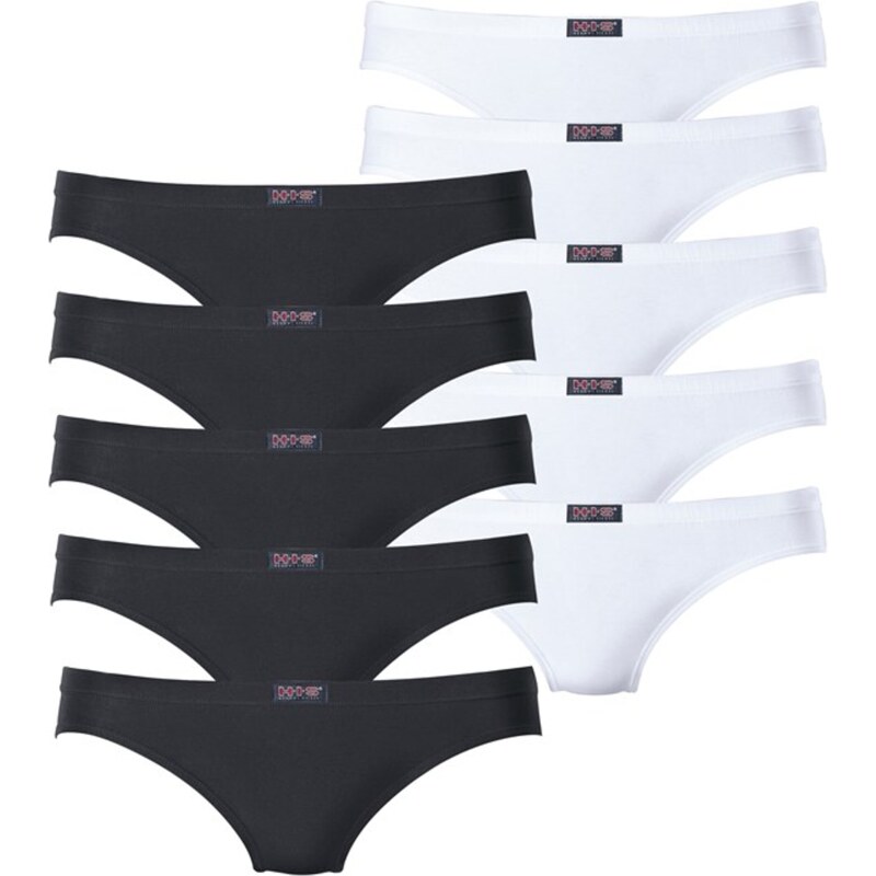 H.I.S Tanga černá / bílá 98596036