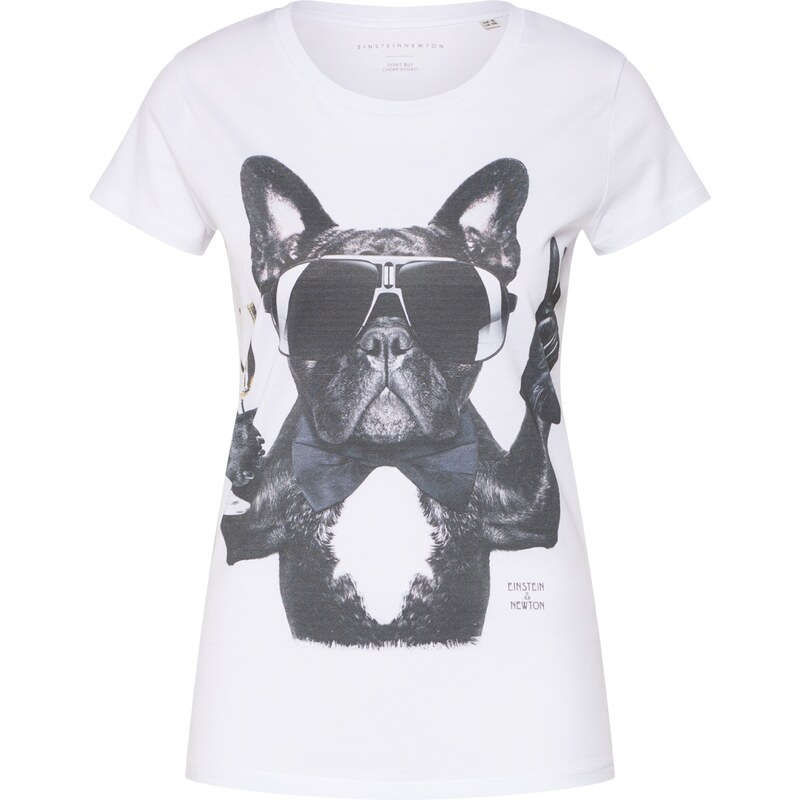 EINSTEIN & NEWTON Tričko Champagne Dog šedá 33950109