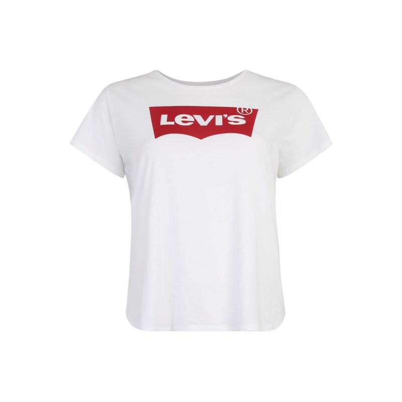 Levis Plus Tričko Perfect Logo Tee (Plus Size) červená / černá