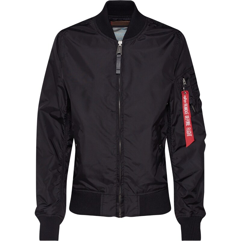 ALPHA INDUSTRIES Přechodná bunda ohnivá červená / černá