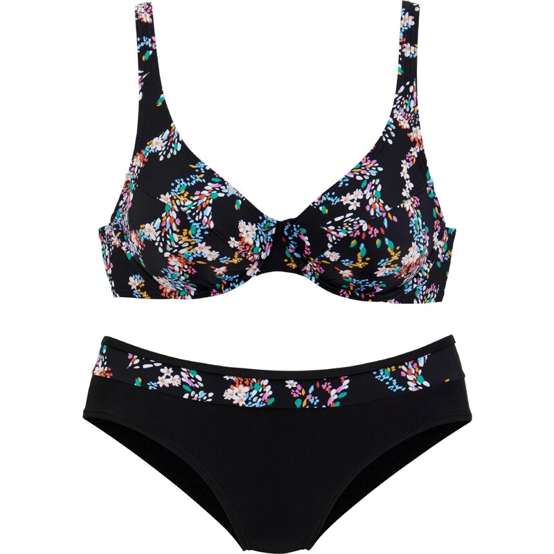 PETITE FLEUR Bikiny mix barev / černá