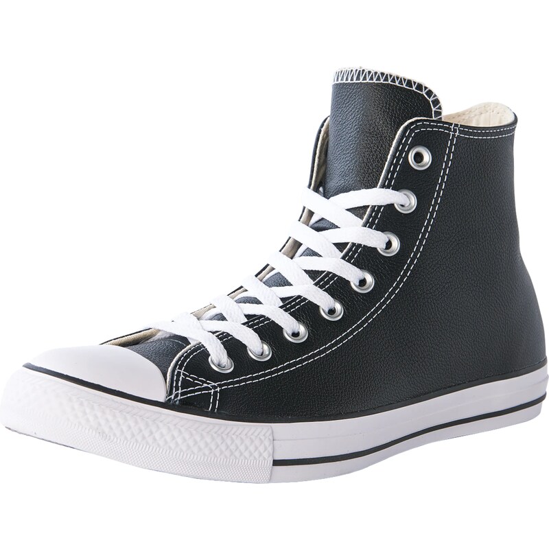 CONVERSE Kotníkové tenisky CHUCK TAYLOR ALL STAR LEATHER černá /