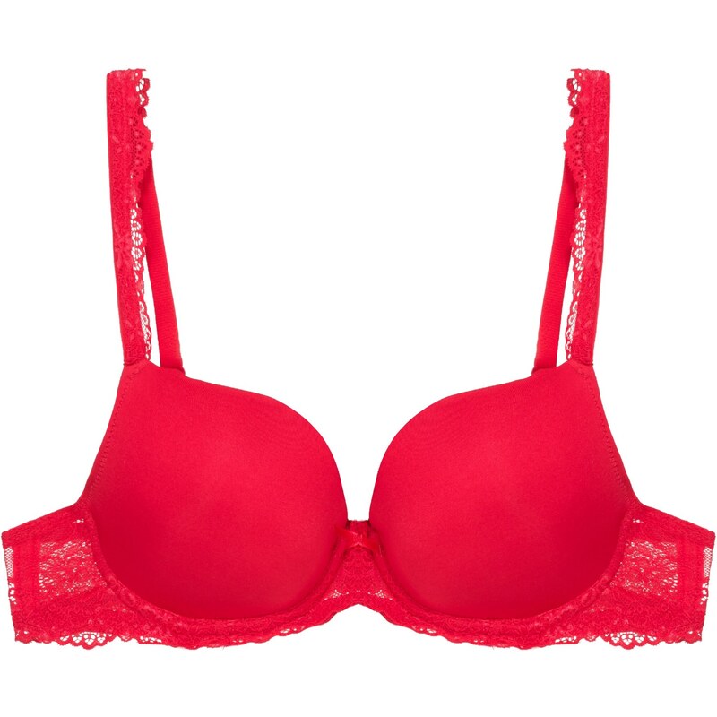 LingaDore Podprsenka DAILY LACE světle červená