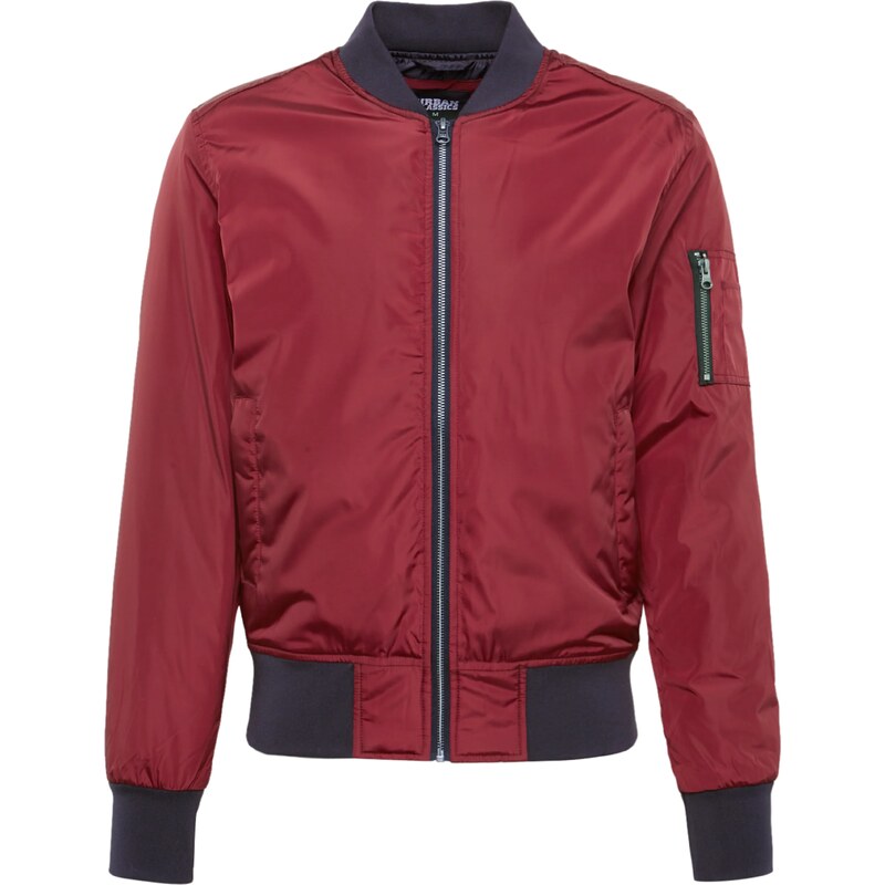 Urban Classics Přechodná bunda námořnická modř / bordó