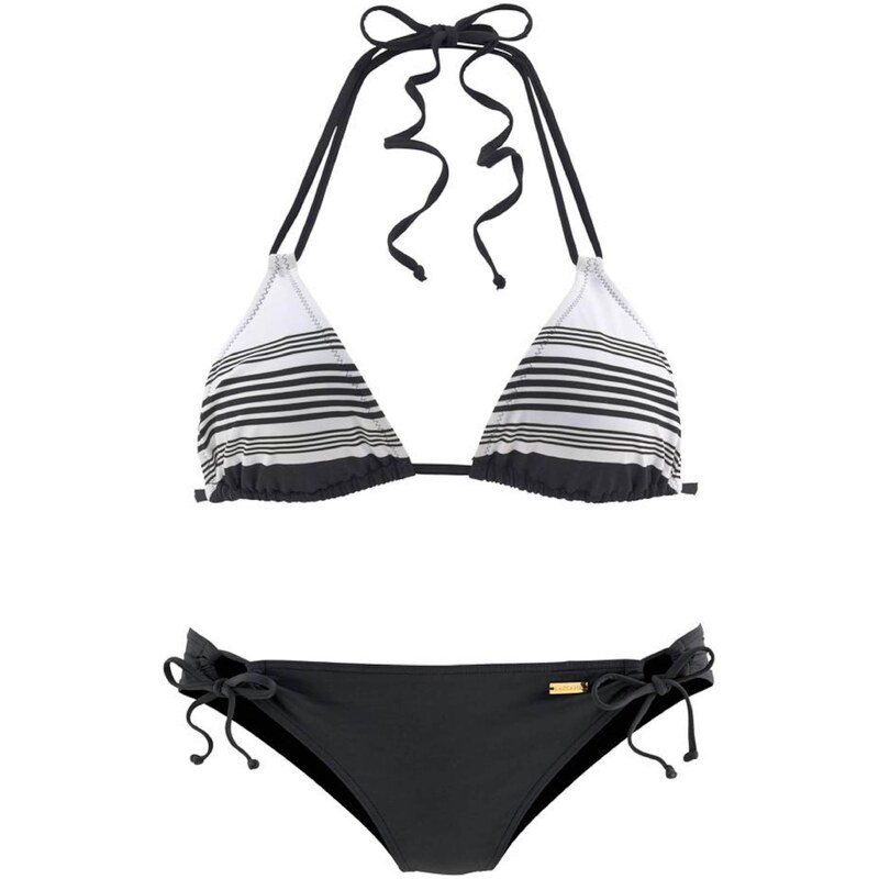 JETTE Bikiny černá / bílá