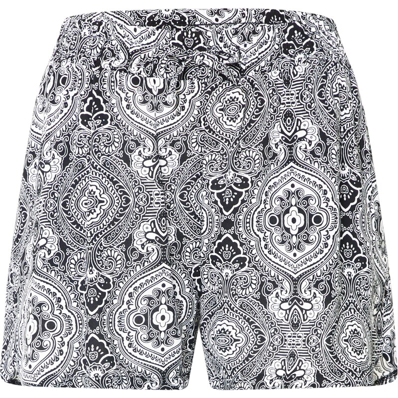 Urban Classics Kalhoty černá / bílá 47381479
