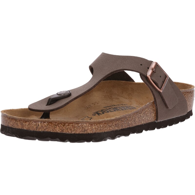 BIRKENSTOCK Pantofle Gizeh mokka