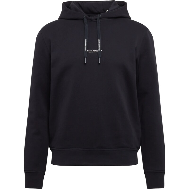 ARMANI EXCHANGE Mikina námořnická modř / bílá