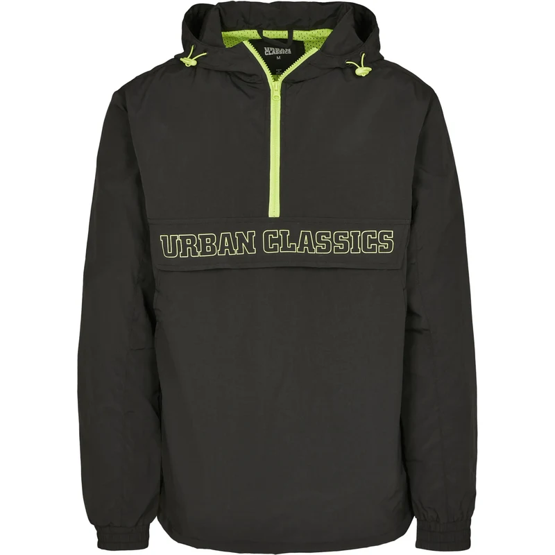 Urban Classics Přechodná bunda limetková / černá