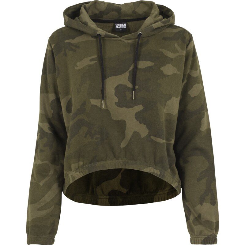 Urban Classics Mikina khaki / olivová / jedle