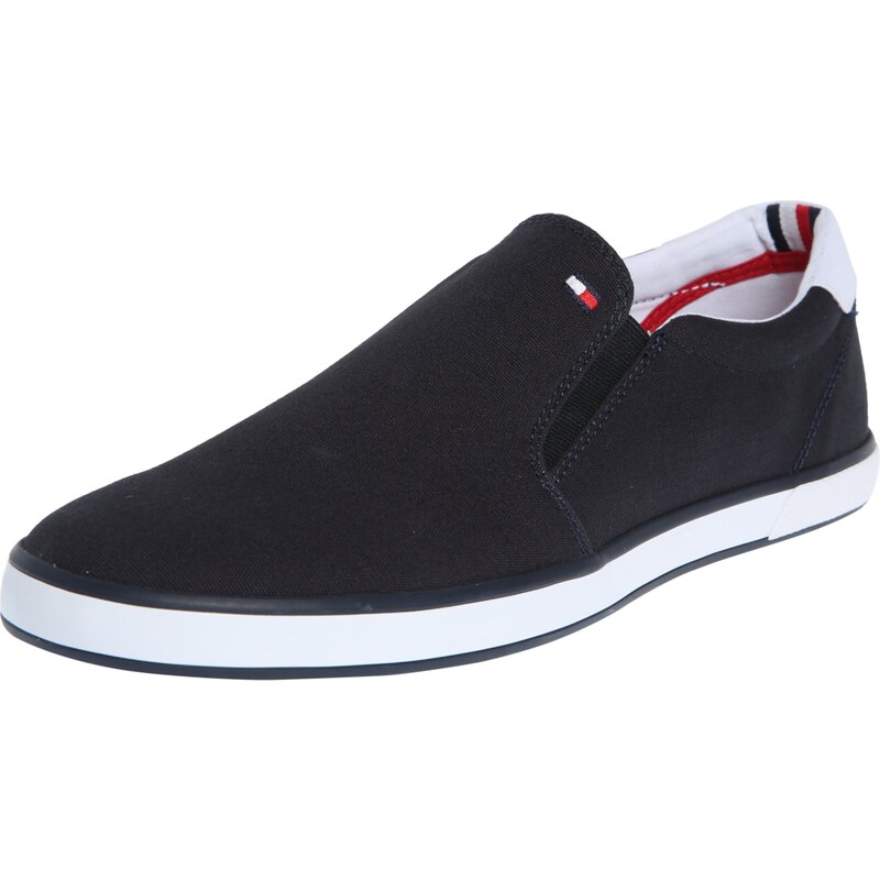 TOMMY HILFIGER Slip on boty noční modrá / červená / bílá