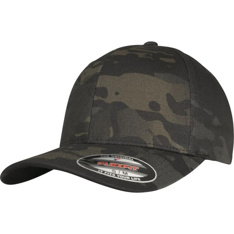 Flexfit Kšiltovka Multicam antracitová / režná / tmavě šedá /