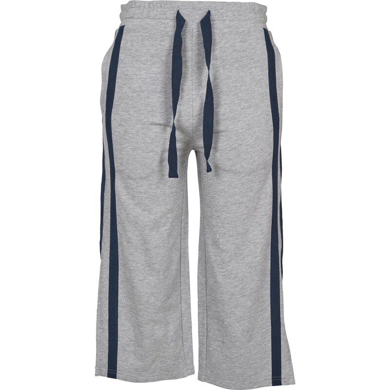 Urban Classics Kalhoty námořnická modř / šedý melír