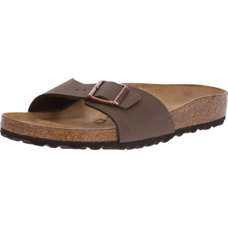 BIRKENSTOCK Pantofle Madrid tmavě hnědá
