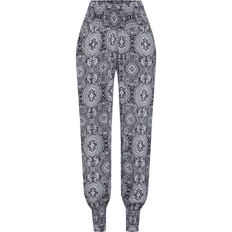 Urban Classics Kalhoty černá / bílá 98138915