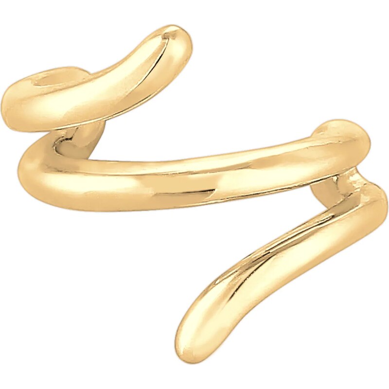 ELLI Náušnice Single Earcuff zlatá