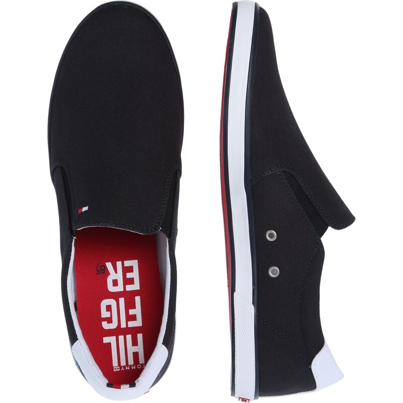 TOMMY HILFIGER Slip on boty noční modrá / červená / bílá