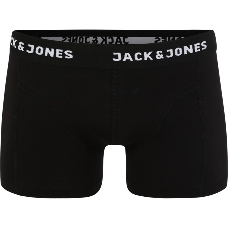 JACK & JONES Boxerky 'Chuey' černá / bílá