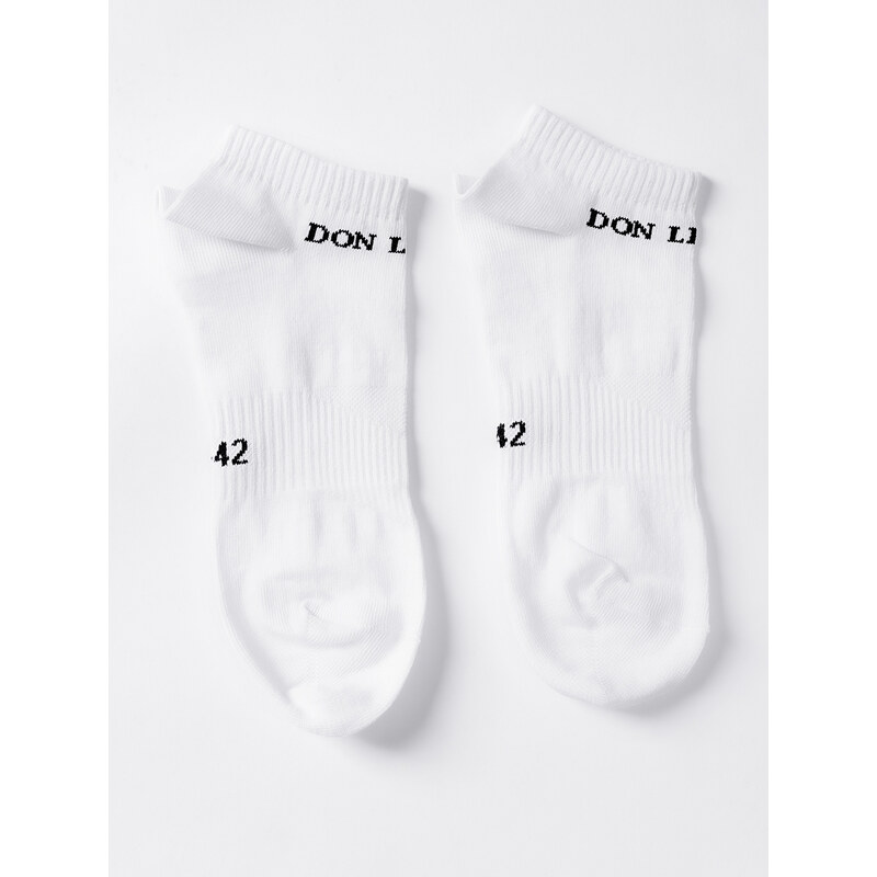Don Lemme Ponožky Ankle 2ks - bílé