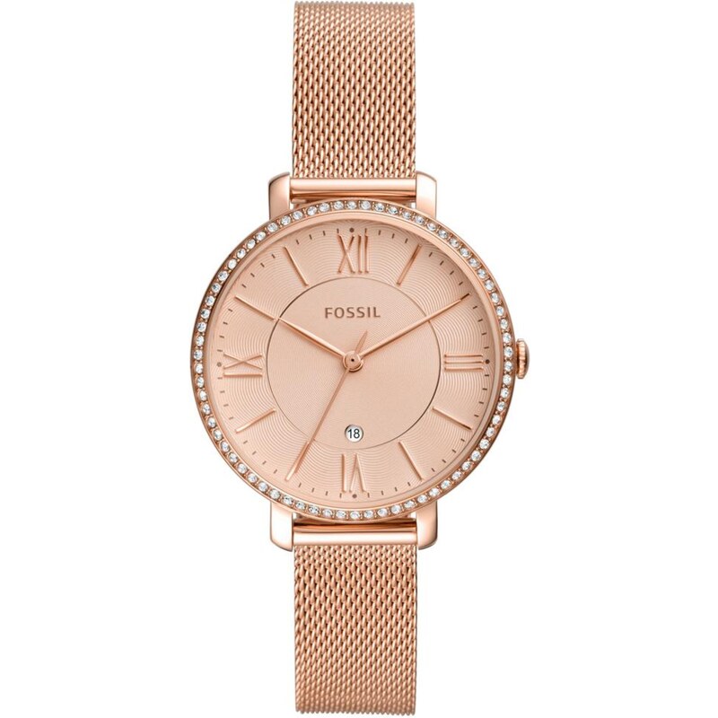 FOSSIL Analogové hodinky Jacqueline, ES4628 růžově zlatá
