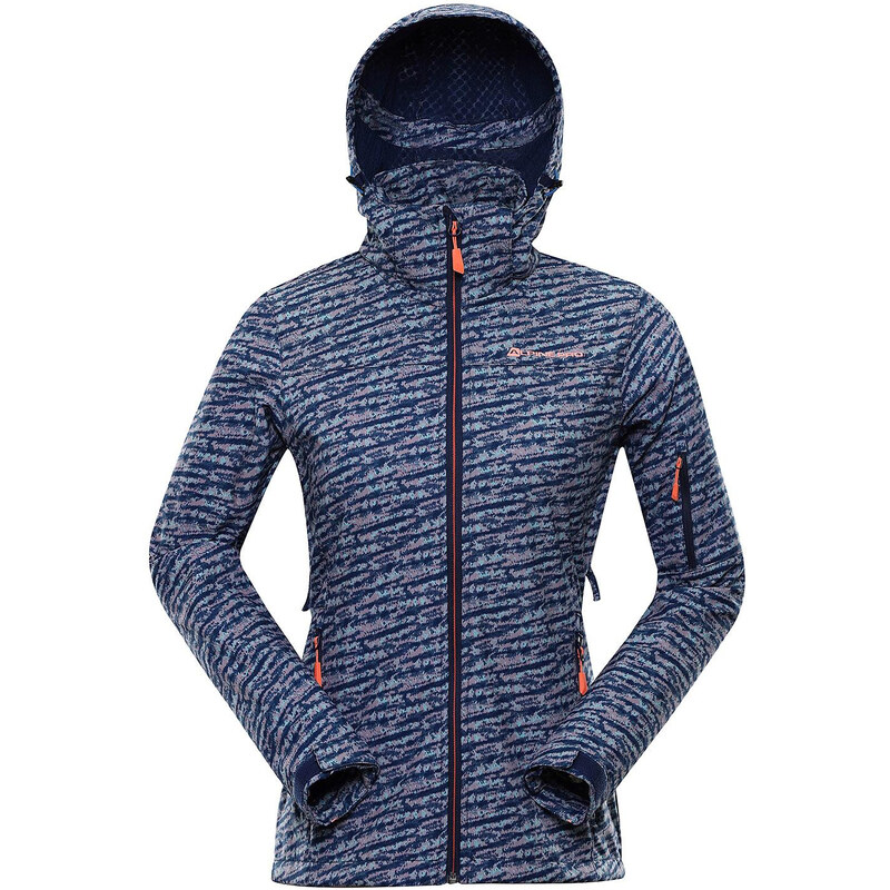 Dámská softshellová bunda Alpine Pro NOOTKA 7 - tmavě modrá 48631524