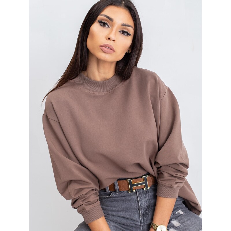 BASIC Feel Good Sweatshirt-RV-BL-5185.92P-brown