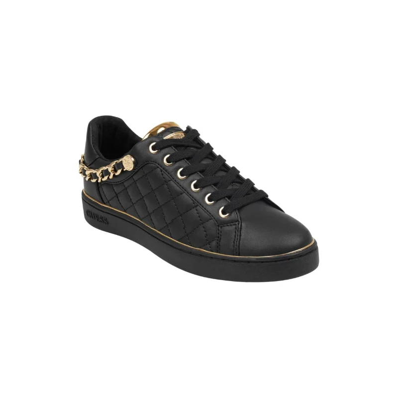 GUESS tenisky Brisco Quilted Low-top Sneakers černé 38,5 - GLAMI.cz