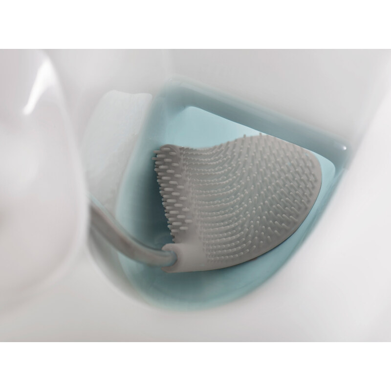 Joseph Joseph Inovativní WC štětka Bathroom Flex | bílý/šedý