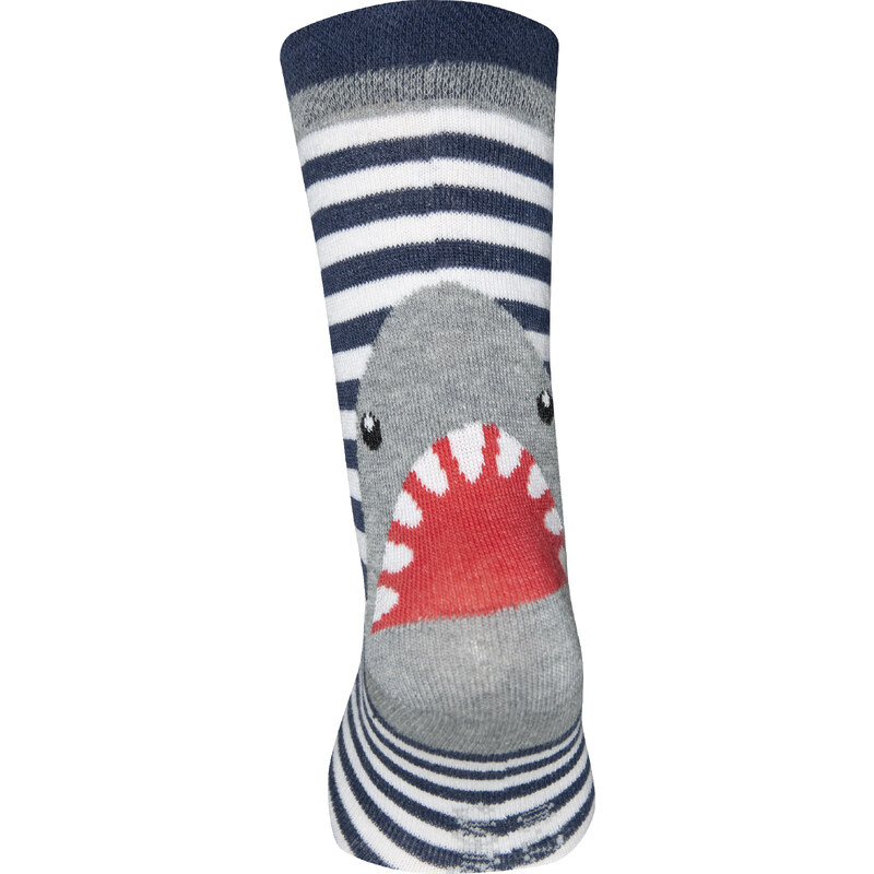 Ewers Chlapecké ponožky Žralok Navy modrobílé