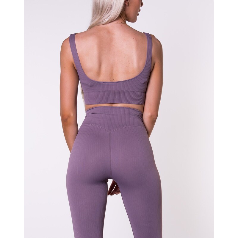 Gymclothes Sportovní set Ribbed Dark Purple