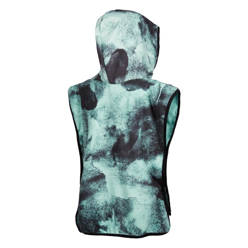 Mystic Poncho Kids, Black/Mint