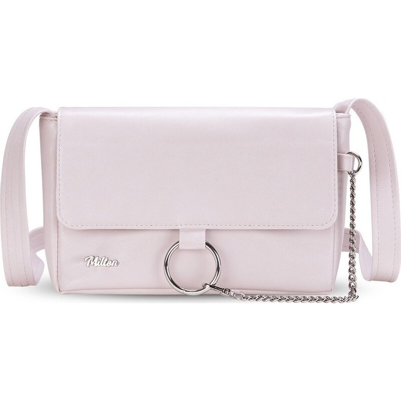 BASIC RŮŽOVÉ PSANÍČKO FELICE CLUTCH LORETTO Pudrová