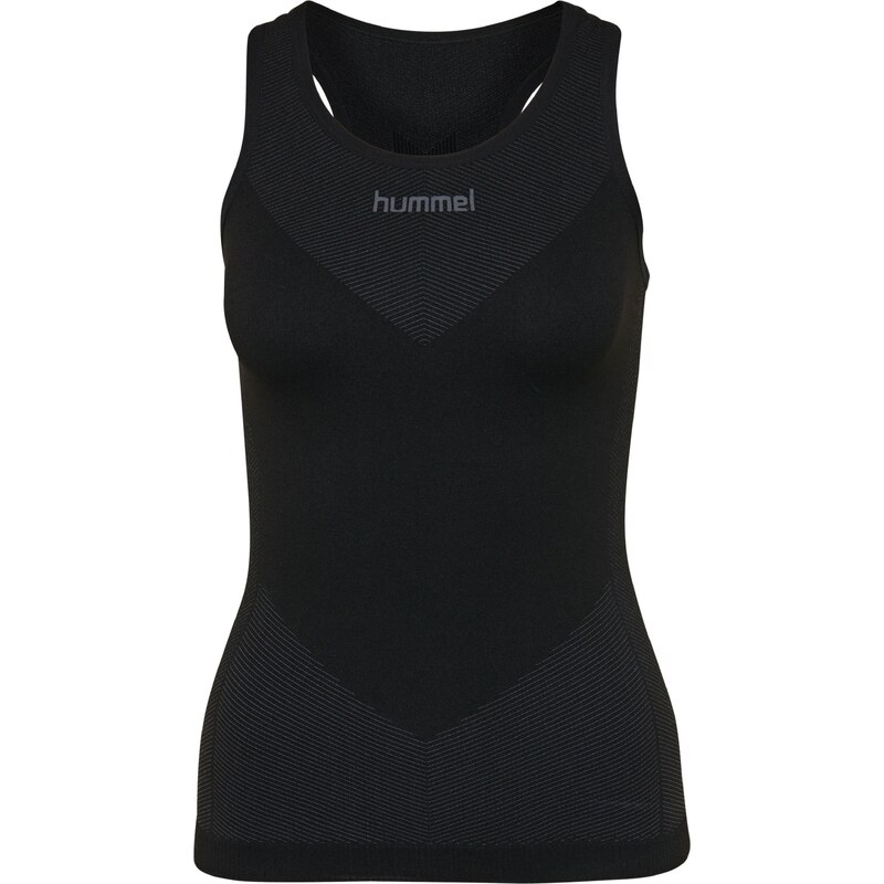 Hummel Sportovní top First šedá / černá