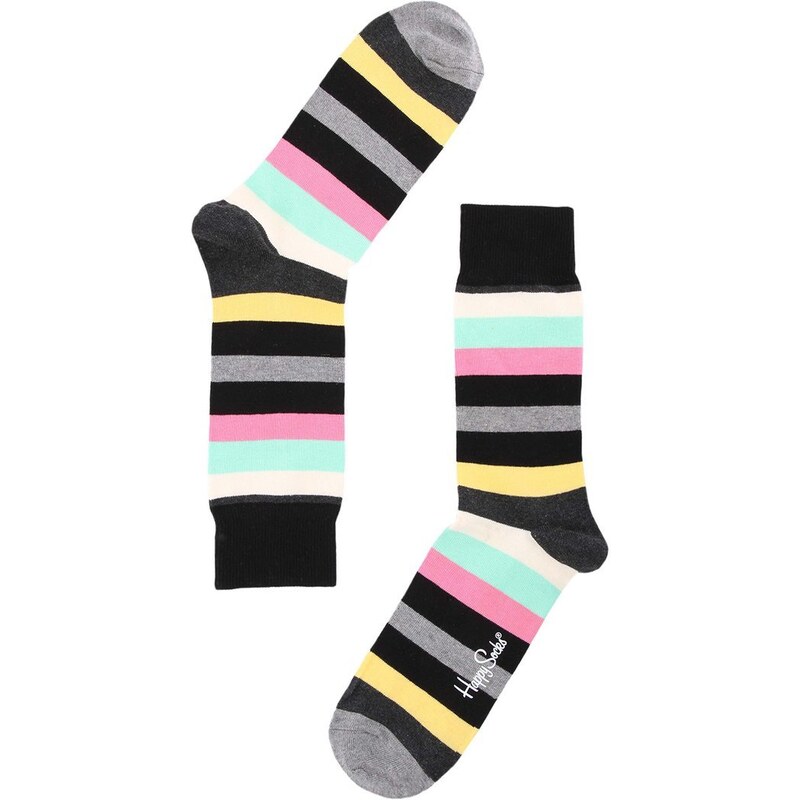 Unisex ponožky s proužky Happy Socks Stripe