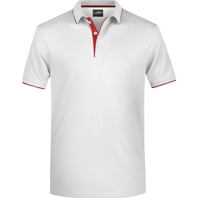Daiber James & Nicholson Pánské piqué polo s légou v kontrastu &