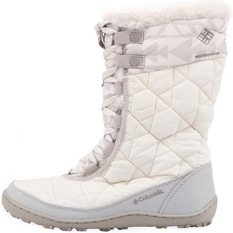 Bílé dámské zimní boty se vzorem Columbia Minx Mid II