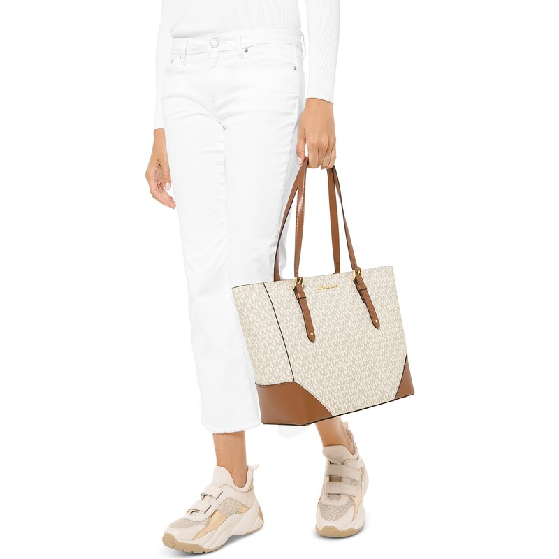 Michael Kors Kabelka Aria Tote Vanilla Acorn