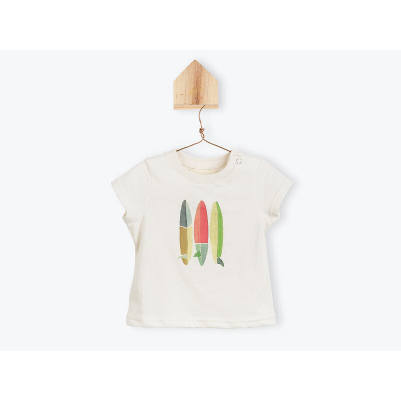 Arsène et les Pipelettes Dětské tričko Barevné surfy Organic