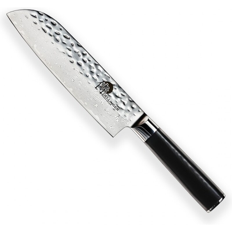 nůž SANTOKU 7" (170 mm) Dellinger Tsuchime Professional Damascus