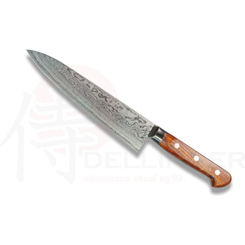 Japonský damaškový nůž KIYA 49 layers Gyuto / Chef