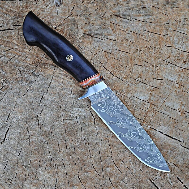 nůž lovecký Dellinger CLASSIC Chad Nichols Damascus